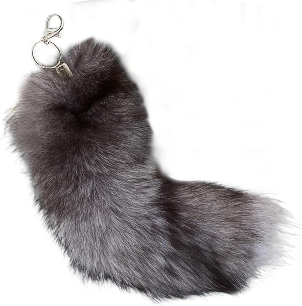 CATPAN Fox Keychain,Fluffy Keychain Fox Tail,Plush Women,Cute for
